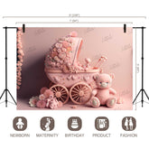 LB0821 Teddy Bear Backdrop